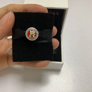 Pandora Double-sided Lucky Cat wealth Bead Charm